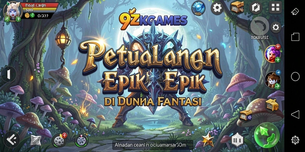 Tampilan gameplay 9ZKGAMES yang seru dan penuh aksi.