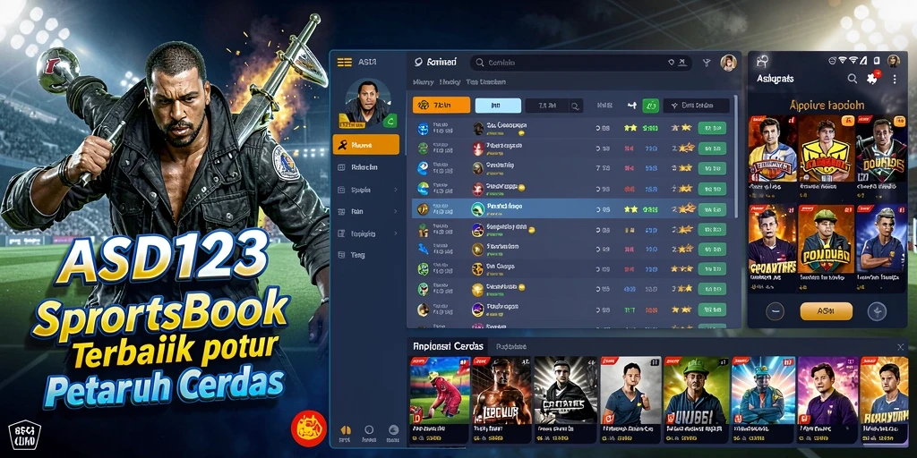 Tampilan screenshot menunjukkan pengalaman taruhan olahraga yang mendebarkan.
