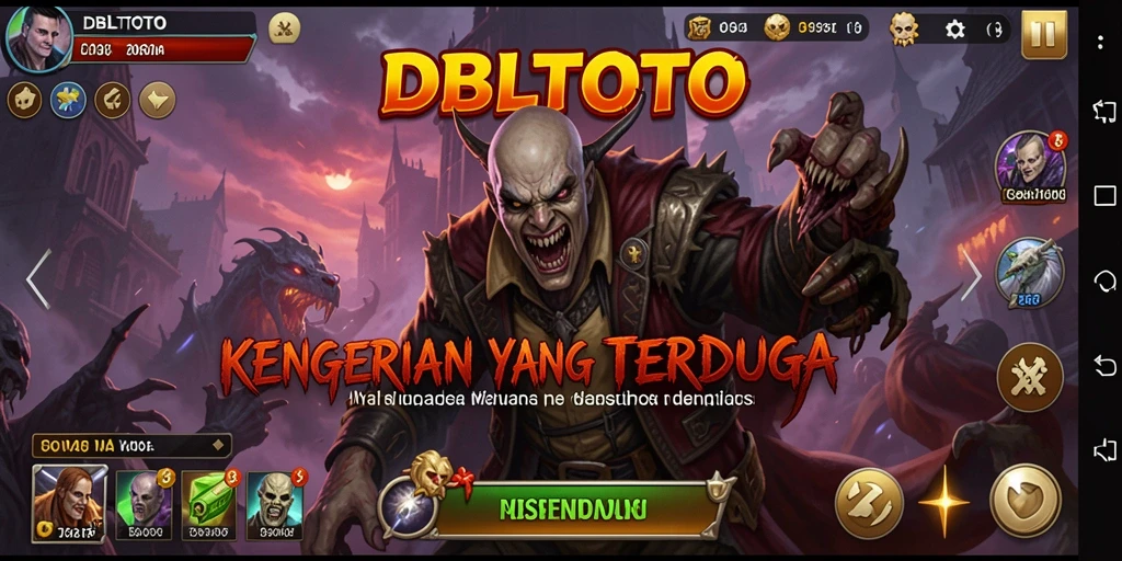 Tampilan gameplay yang mencekam di dunia <strong>DBLTOTO</strong>.