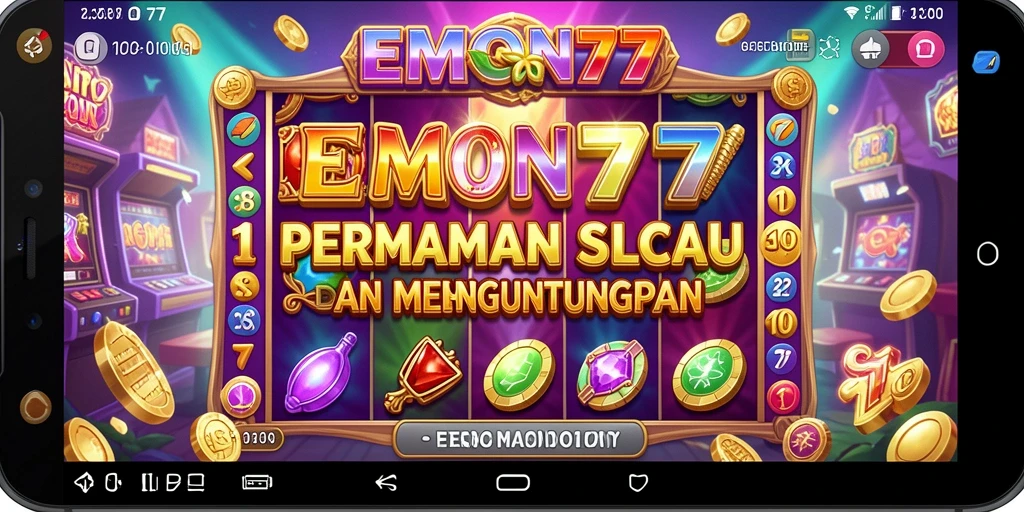 Tampilan slot EMON77 dengan grafis menawan dan gameplay yang mengasyikkan.