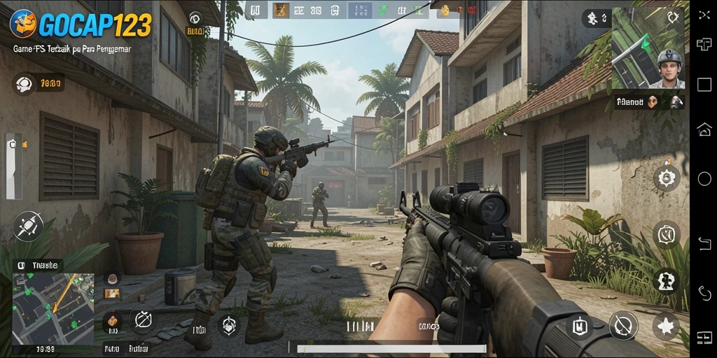 Tampilan gameplay dinamis dan grafis memukau GOCAP123.