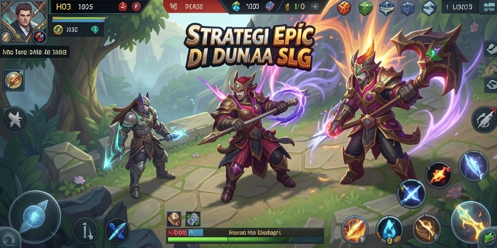 Tampilan gameplay H03 menunjukkan aksi strategi yang intens dan dinamis.