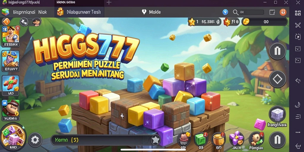 Tampilan gameplay seru HIGGS777 yang menantang setiap pemain.