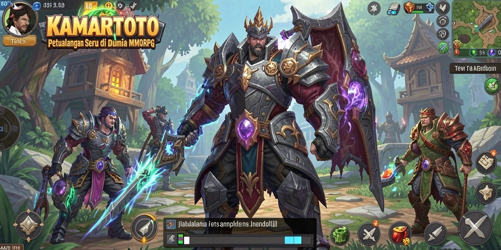 Tampilan gameplay seru KAMARTOTO di dunia MMORPG.