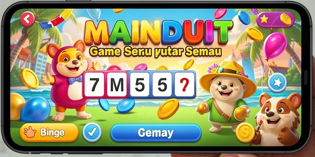 Tampilan gameplay seru dalam aplikasi Bingo MAINDUIT