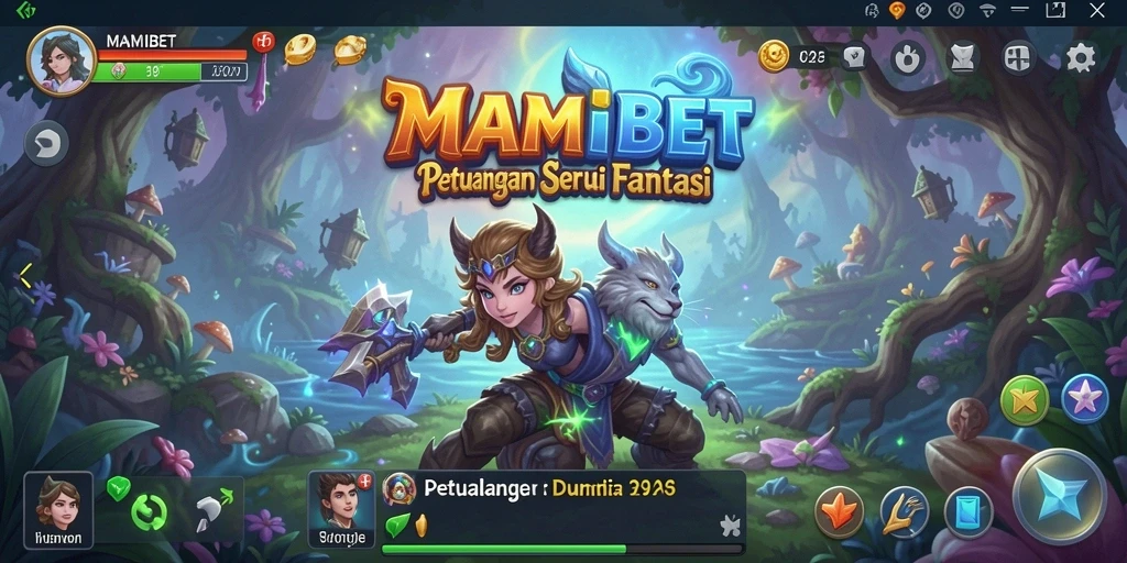 Gameplay MAMIBET menampilkan petualangan mendebarkan dan eksplorasi dunia fantasi.