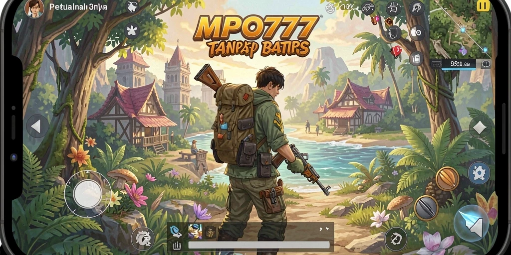 Tampilan aksi mendebarkan dari game Open World MPO777.