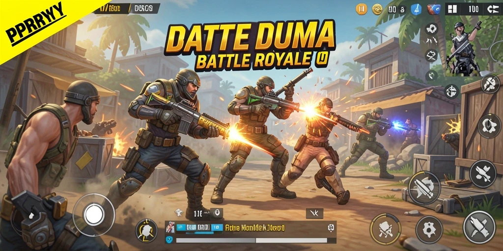 Gameplay seru PPRRYY di medan perang Battle Royale.
