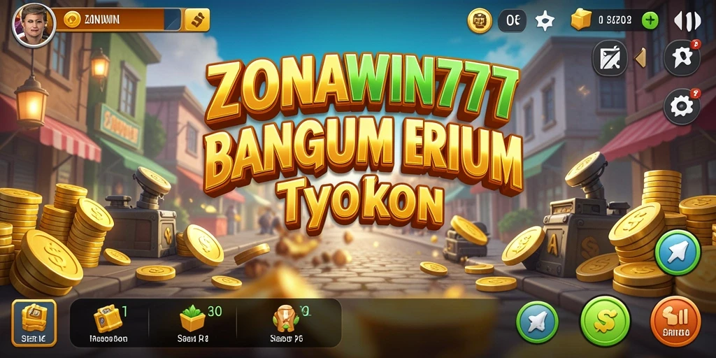 Screenshot utama ZONAWIN777 menampilkan aksi seru membangun kekayaan.